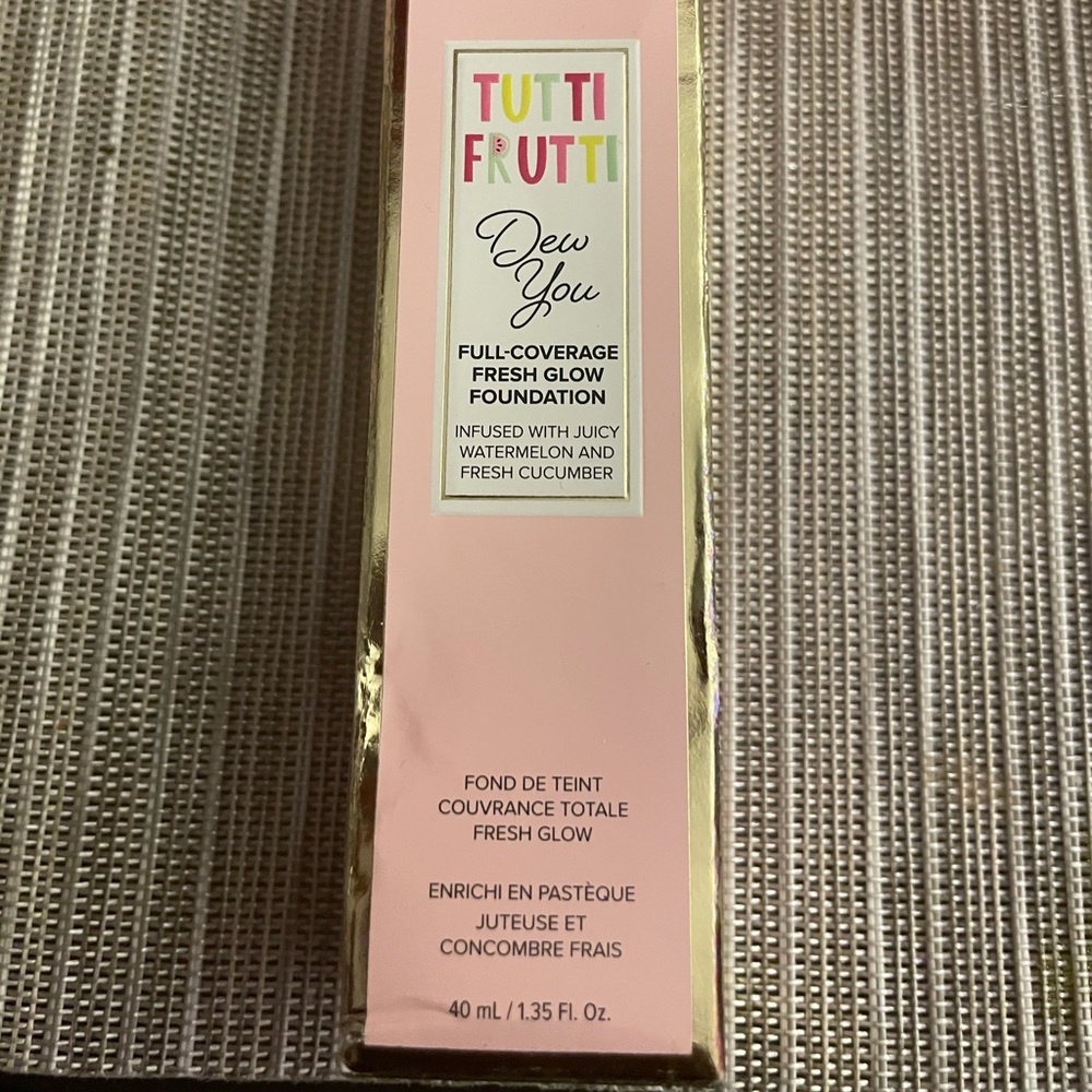 Too Faced Tutti Frutti foundation NIB